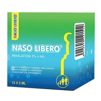 Naso Libero Физиологичен разтвор 3% с хиалурон 15 монодози х5 мл
