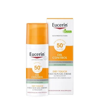 Eucerin Слънцезащитен гел-крем за лице за мазна кожа SPF50+ х50 мл