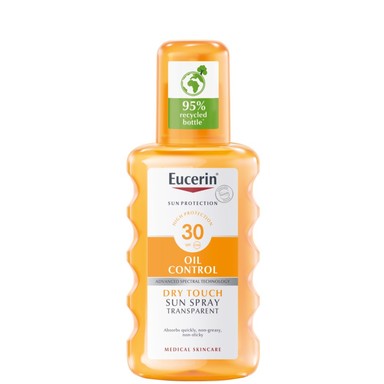 Eucerin Oil Control Прозрачен слънцезащитен спрей SPF30 x200 мл
