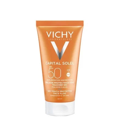 Vichy Capital Soleil Dry Touch Матиращ флуид за лице за смесена кожа SPF50 x50 мл