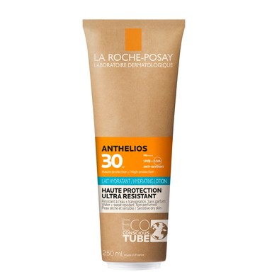 La Roche-Posay Anthelios Слънцезащитно хидратиращо мляко за тяло за чувствителна суха кожа SPF30 х250 мл