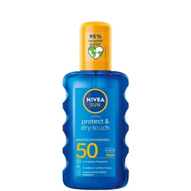 Nivea Protect and Dry touch Слънцезащитен спрей SPF50+ х200 мл