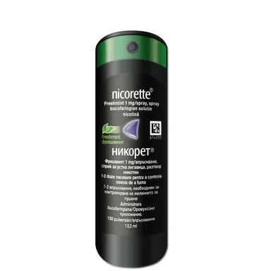 Nicorette Freshmint Спрей за уста за отказване на цигари 1 мг/впръскване х13.2 мл