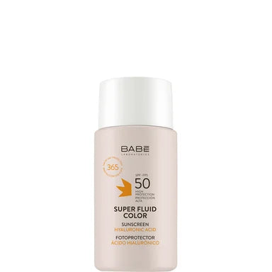 Babe Super Fluid Color Sunscreen Слънцезащитен тониран флуид SPF50 х50 мл