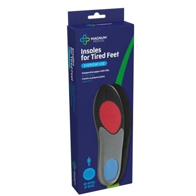 Magnum Medical Ежедневни стелки от полиуретанова пяна при уморени крака за мъже 41-47 номер х1 чифт