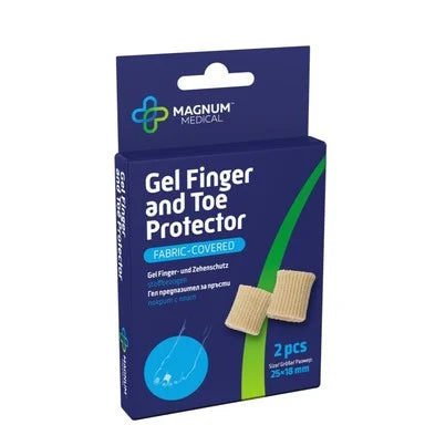 Magnum Medical Гел предпазител за пръсти покрит с плат 25х18 см х2 броя