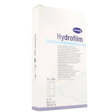 Hartmann Hydrofilm Plus Прозрачна превръзка за постоперативно лечение 10/20 см х25 броя