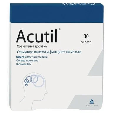 Acutil за поддържане на мозъчната функция х30 капсули Efamol