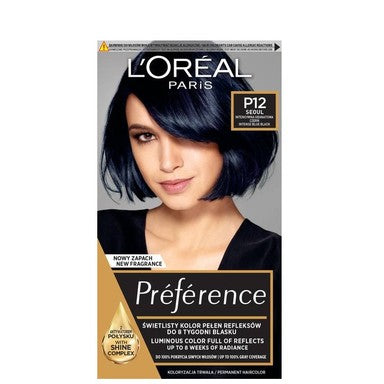 Loreal Preference Боя за коса NP12 интензивно синьо-черен