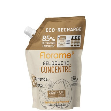 Florame Душ гел с бадем и кокос пълнител х300 мл