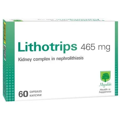 Lithotrips 465 мг Бъбречен комплекс при конкременти х60 капсули Magnalabs