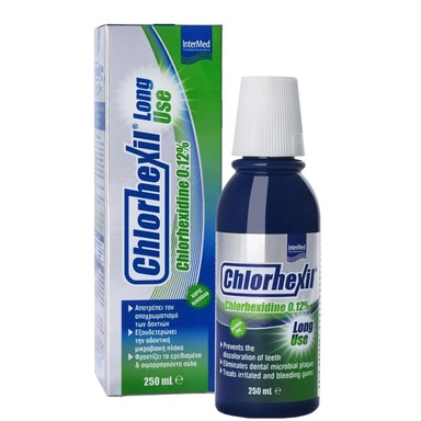 Chlorhexil Long Use Вода за уста с хлорхексидин 0.12% х250 мл Intermed