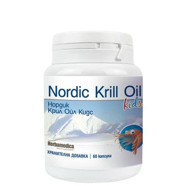 Nordic Krill Oil Kids Омега 3 за деца х60 капсули Herbamedica