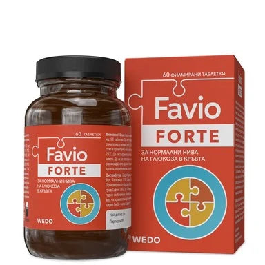 Favio Forte Мултивитамини за глюкозен контрол за диабетици х60 таблетки Wedo