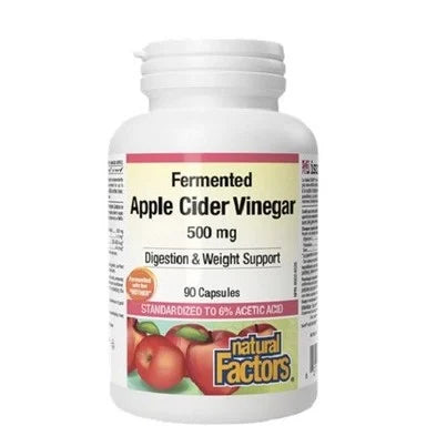 Ябълков оцет 500 мг х90 капсули Natural Factors