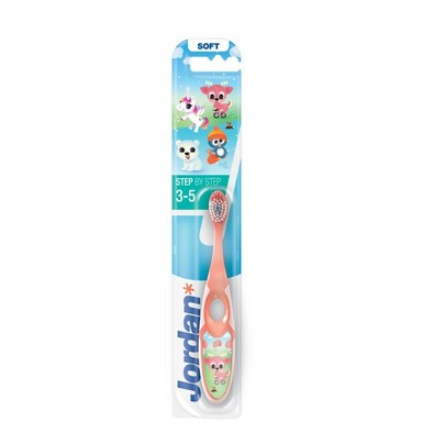 Jordan Step by Step 2 Soft Детска четка за зъби 3-5 години