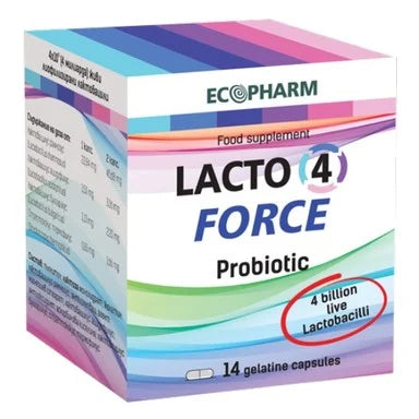 Lacto 4 Force Пробиотик х14 меки капсули