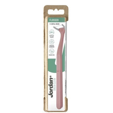 Jordan Green Clean Веган конец за зъби с дръжка х6 броя сменяеми накрайника