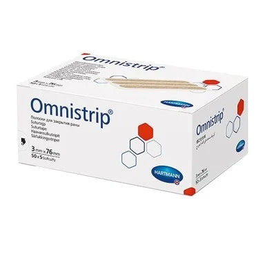 Hartmann Omnistrip Ленти за безшевно затваряне на рани 3 мм/76 мм х5 броя