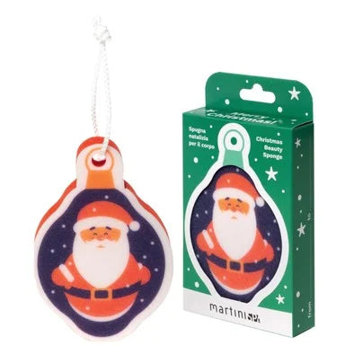 Гъба за баня в кутия Дядо Коледа