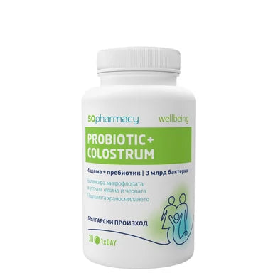 SOpharmacy Пробиотик + коластра х30 таблетки