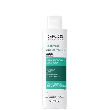 Vichy Dercos Oil Correct Шампоан за регулиране на себума х200
