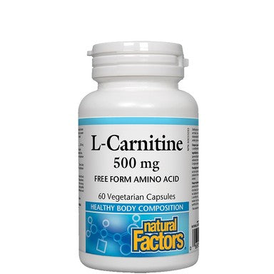 Л-Карнитин за добър метаболизъм 500 мг х60 капсули Natural Factors