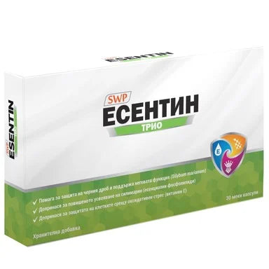 Есентин Трио за защита на черния дроб х30 капсули SWP