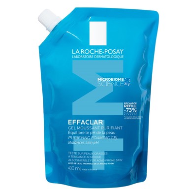 La Roche-Posay Effaclar Почистваща гел-пяна за кожа склонна към несъвършенства пълнител х400 мл