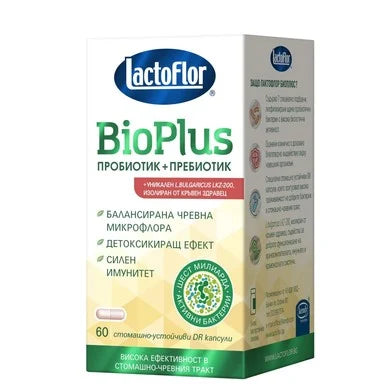 LactoFlor BioPlus Пробиотик и пребиотик х60 капсули