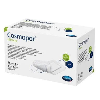 Hartmann Cosmopor Silicone Стерилна следоперативна превръзка за рани 15/8 см х25 броя