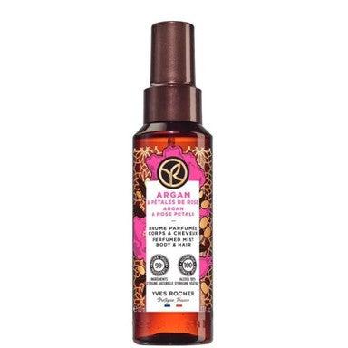 Yves Rocher Bain Nature Мист за тяло и коса с аромат на арган и роза x100 мл