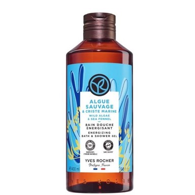 Yves Rocher Bain Nature Душ гел с аромат на диви водорасли и морски копър x400 мл