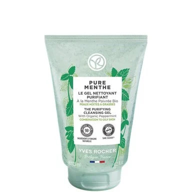 Yves Rocher Pure Menthe Почистващ гел за лице х125 мл