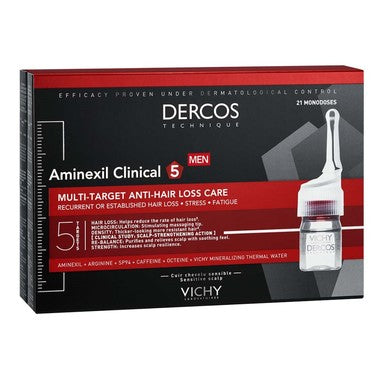 Vichy Dercos Aminexil Clinical 5 Ампули против косопад за мъже 6 мл x21 монодози
