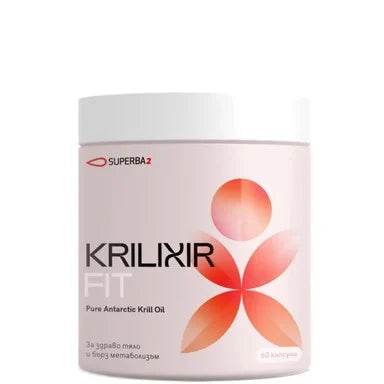 Krilixir Fit Масло от крил за здраво тяло и бърз метаболизъм x60 капсули Phyto Pharma
