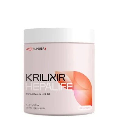 Krilixir Hepalife за здрав черен дроб x30 капсули