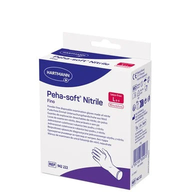 Hartmann Peha-Soft Nitrile Fino Еднократни ръкавици от нитрил размер L х10 броя