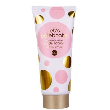 Lets Celebrate Лосион за тяло с аромат на чаена роза и кадифе х200 мл