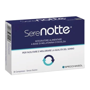 Serenotte за намаляване времето за заспиване х30 таблетки Specchiasol