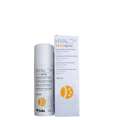 Hyalo 4 Silver спрей за заздравяване на рани и предпазване от микробно замърсяване х125 мл Fidia