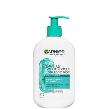 Garnier Skin Naturals Кремообразен почистващ гел за лице с алое х250 мл
