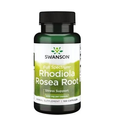 Корен от родиола розеа 400 мг при стрес и безпокойство х100 капсули Swanson