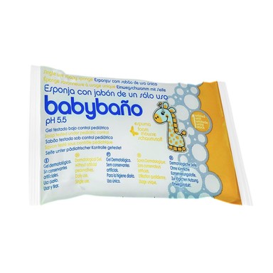 Babybano Бебешки сапунени гъби за еднократна употреба х25 броя