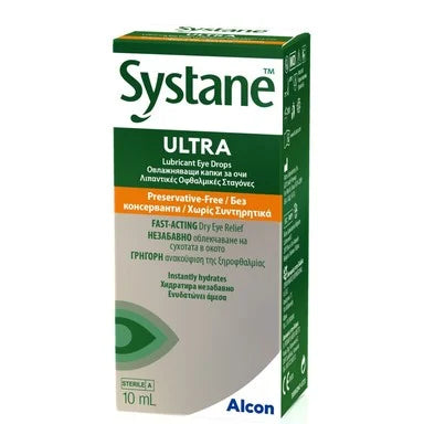 Systane Ultra Капки за очи без консерванти х10 мл Alcon