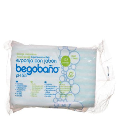 Begobano Сапунена гъба за еднократна употреба x10 бр