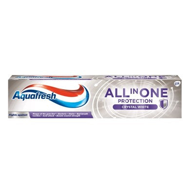 Aquafresh All in One Protection Crystal White Паста за зъби x100 мл