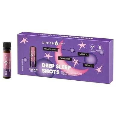 Greenify Deep Sleep shots за добър сън 10 мл x10 флакона Valentis