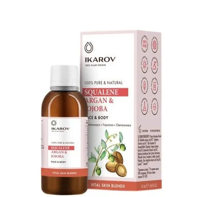 Ikarov Сквален арган и жожоба маслен бленд за лице и тяло x55 мл