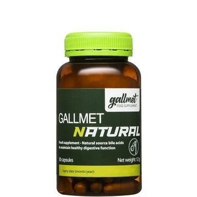 Волска жлъчка и растителни екстракти при застой на жлъчката и жлъчни камъни x30 капсули Gallmet Natural